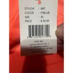 Exist  Neon Coral Low V Hoodie Tee-Shirt Sz XL NWT Photo 3