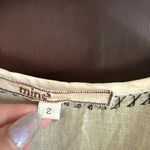 MINT by JODI ARNOLD | Embroidered Cotton Silk Eyelet Babydoll Split Neck Tee | 2 White Photo 2