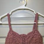 Aeropostale  Mauve Knit Bralette Crop Tank size XS Photo 2