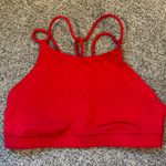 Lululemon  Red Strappy Sports Bra Photo 0