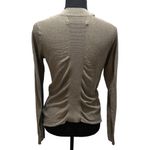 All Saints‎ Women's Size 2 Open Asymmetrical Cardigan Sweater With Ruching Back Photo 2