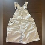 Old Navy Vintage  Light Blue Denim Short Overall Size Medium 100% Cotton Photo 0