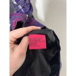 Betsey Johnson Velvet Flocked Floral Mini Dress Womens 8 Bustle Party Cocktail Photo 9