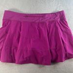 Lululemon 14 Tall Pace Rival Skirt 4-way Stretch 15" Dark Prism Bright Hot Pink Photo 7