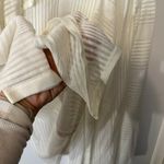 Calvin Klein cardigan sheer sweater cream color XS Photo 5