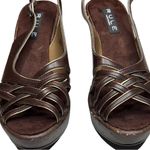 Steve Madden  Rule Wedge Brown Sandals Size 10 Photo 1