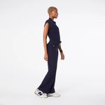 FIGS Rafaela Cargo Wide Leg ScrubJumpsuit in Navy, Size Medium Photo 1
