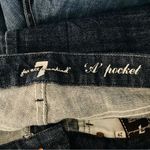 7 For All Mankind dark wash “A pocket” low rise flare y2k jeans. Size 29. Photo 4