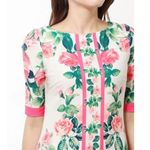 Eliza J  Rose Floral Garden Party Border Print Shift Dress Size 10 Medium M Photo 1