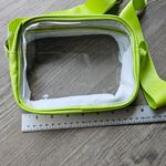 Clear and Neon Green Stadium Crossbody Messenger Bag Photo 1
