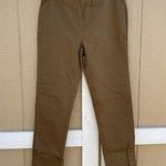 Soft Surroundings Tan Pull On Metro Legging Pants 27431 Size Small Stretch Snap Photo 0