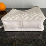 Steve Madden Ivory Quilted crossbody leather Bag triple entry Photo 4