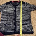 Tommy Hilfiger  Navy and Gray Cardigan Size Large Photo 6