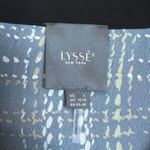 Lysse Tunic Top Womens Large Black Multicolor Printed V-Neck Long Sleeve Blouse Photo 8