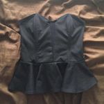 Nasty Gal Strapless Peplum Mesh Top Photo 6