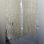 Odiva NWT Crochet Pullover Swimwear Cover Up Pants Size Large in Crème Color Photo 4