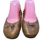Bed|Stu Bosworth Ballet Flats‎ Size 8.5 Natural Leather Tan Photo 1