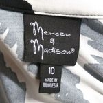 Mercer and Madison Black Animal Print Dress 10 Photo 4