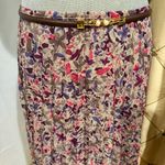 Geoffrey Beene Sport Pleated Skirt - Size 10 - Multicolor Floral Photo 3