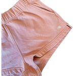 The North Face Women’s Light Pink Hi-Rise Elastic Waist Sweat Shorts Size Medium 0605O Photo 3