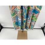 Ralph Lauren Paisley Print Wide Leg Pull On Pants Size Small Photo 3