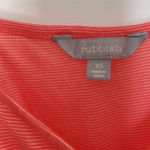 Rubbish Women's Red and White Striped Size XSmall Tank Top Photo 6