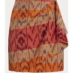 Lauren Ralph Lauren Plus Size Skirt Linen A Line Printed Boho Western US 14 NWT Tan Photo 12