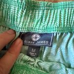 Lauren James Women's Green Geometric Shorts Photo 1