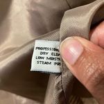 Vintage 80s Petite New Wool Coat size L Cream Brown Peacoat Pavilion Photo 8