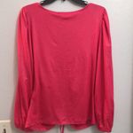 Andrew Marc - Medium  BY Mark New York Women’s Pink Balloon Sleeve Top NWT -… Photo 4