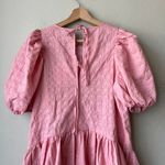 English Factory NEW  Dress‎ Pink Penelope Puff Sleeve Drop Waist Mini Dress Sz XS Photo 7