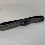 Vintage Metallic Belt NWOT Gray Photo 2