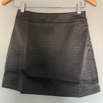 Lulus Going Boldly Black Crocodile Vegan Leather Mini Skirt, XS Photo 4