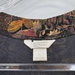 Christopher & Banks Vintage Y2K Top Womens XL Brown Floral Dark Romantic Grunge Photo 3