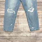 American Eagle  Light Wash High Rise Mom Jeans Distressed Extra Short 2 NWT Photo 3