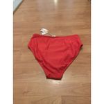Kona Sol  Women’s Swim Bikini Bottom High Waist 1pc Size Large Red Photo 6