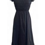 Jason Wu | S | Midi Dress Ruffle Tiered Eyelet Flutter Sleeve Sundress Smocked Photo 0