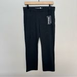 Betabrand NWT Classic Dress Pant Yoga Pants Straight Leg Charcoal Medium Petite Photo 5