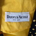 Danny & Nicole sz L silk/rayon yellow midi dress Photo 8