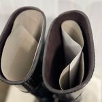 Michael Kors Michael‎ Kors Black Brown Logo Harness Rain Riding Boots Size 7M Rubber Tall MK Photo 6