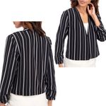 Laundry by Shelli Segal Striped Blazer Size L Photo 1