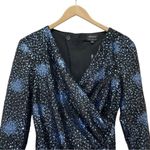 Bardot NWT Sequin Wrap Mini Cocktail Dress in Bijou Blue Women’s Size Medium NYE Photo 8