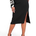 Sergio Hudson x Target Pencil Skirt Size Medium Black High Waisted Slitted NWOT Photo 2