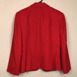 Pendleton  Women's Virgin Wool Red 1-Button Blazer Photo 7