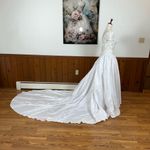Alfred Angelo Stunning Vintage 90s  Basque Waist Wedding Gown! Photo 4