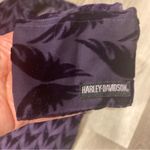 Harley Davidson Women's Sheer /velvet angel wings Purple Blouse size XL Black Photo 8