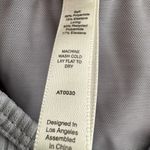 For Love & Lemons Ribbed Strappy Bralette Gray M Crop Top Adjustable Back Photo 3