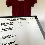 Wycliffe Bible Translators ruby red short sleeved women's shirt size small Photo 5