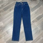 st. john's bay St. John’s Bay High Waist Straight Leg Mom Jeans Blue Size 6 Photo 2