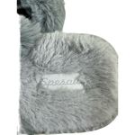 Spesoul Gray Fuzzy Soft Slide Photo 3